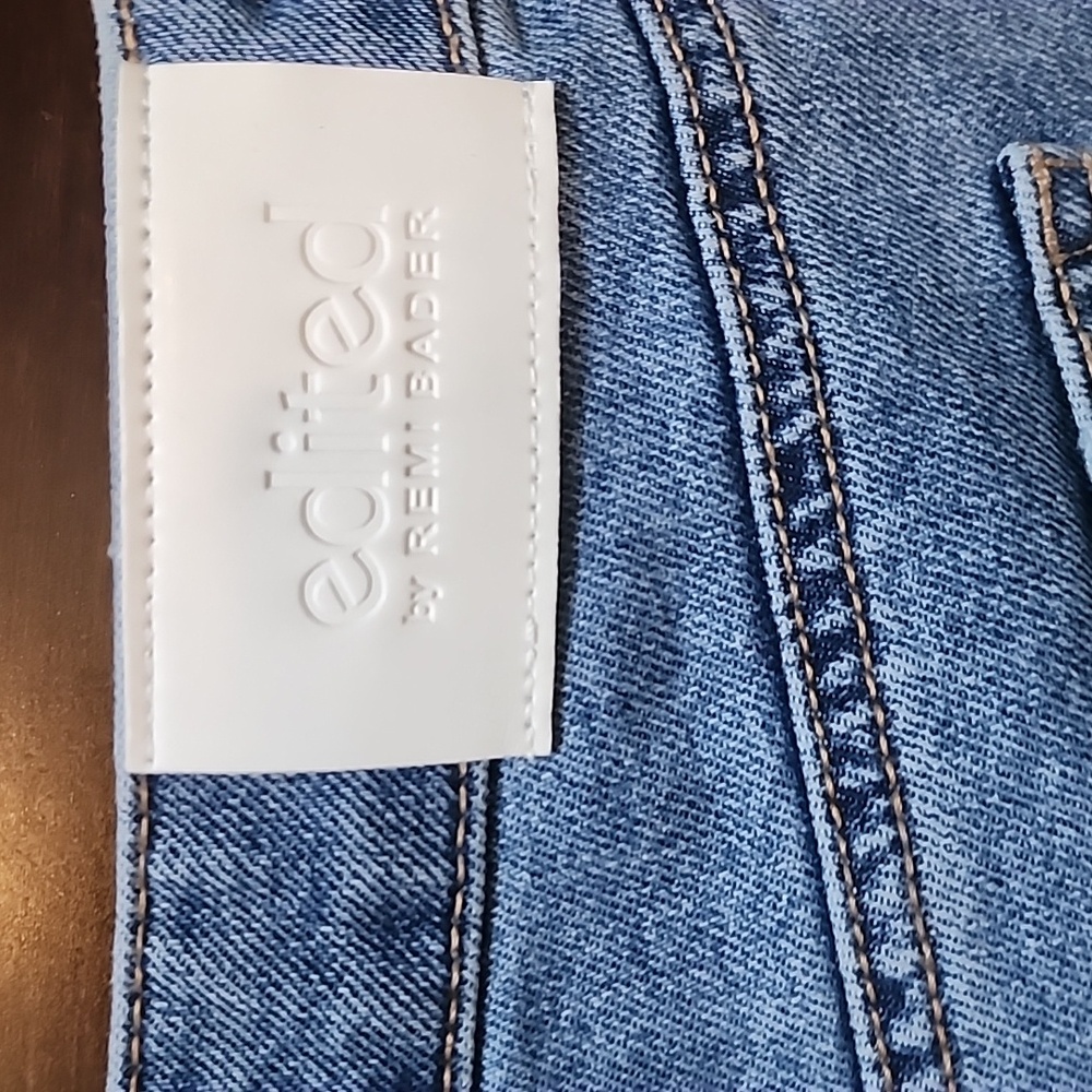 Edited By REMI BADER Women's Denim Jeans For Everbody Loose Straight Fit Size 8 - Picture 8 of 12